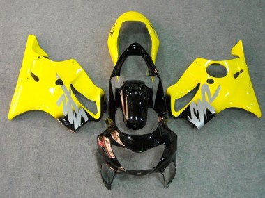 Yellow Silver Decal 1999-2000 CBR600 F4 Motorcycle Fairings